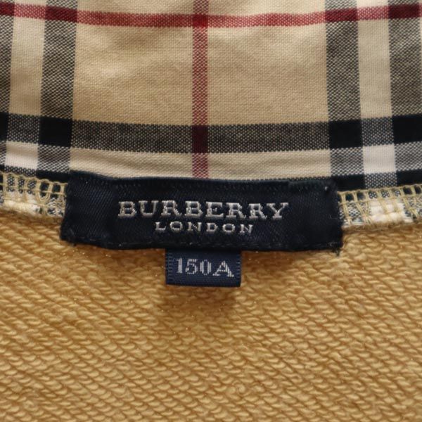 BURBERRY バーバリー 三陽商会 長袖 スウェット トレーナー 150A ベージュ プルオーバー キッズ
