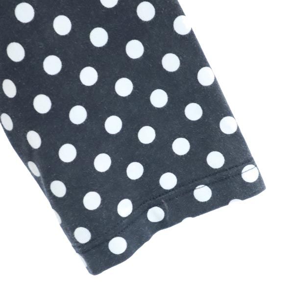 marimekko マリメッコ ドット柄 7分袖 ワンピース M グレー系 レディース