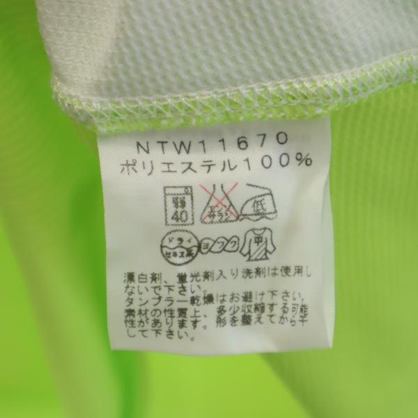 THE NORTH FACE ノースフェイス NTW11670 ロゴ 長袖 Tシャツ L グリーン系 ロンT アウトドア レディース