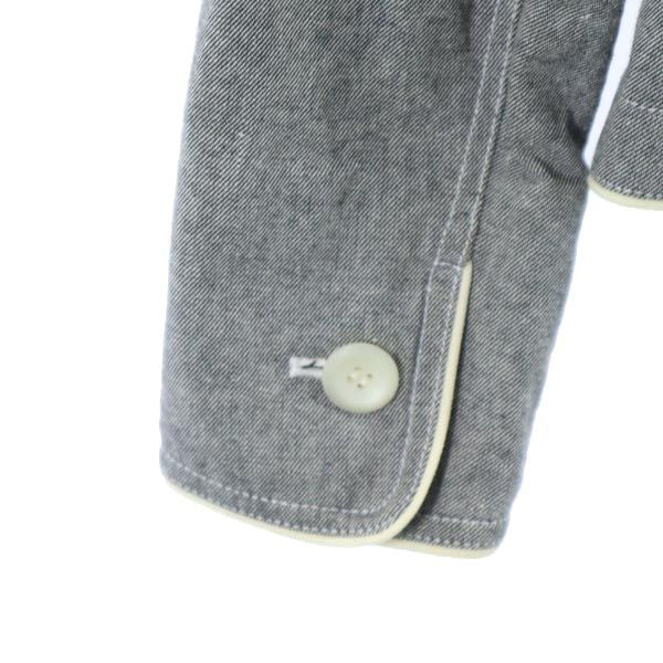 Rene ルネ 日本製 コットン テーラードジャケット 36 黒系 レディース