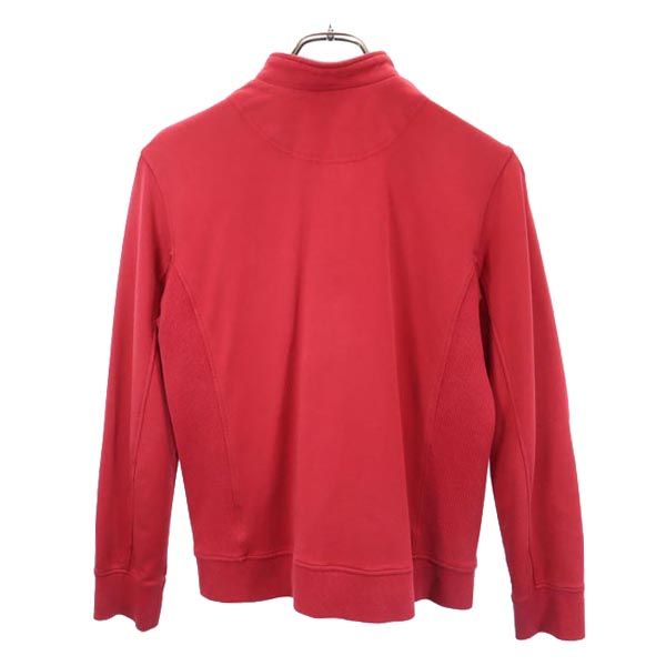 BURBERRY バーバリー 日本製 三陽商会 ベロア調 スウェット ジップジャケット 160A 赤 キッズ