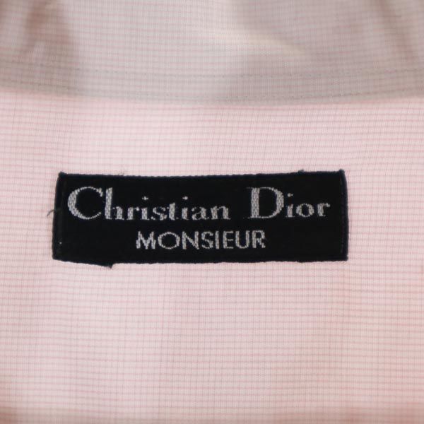 Christian Dior クリスチャンディオール 総柄 長袖 シャツ ピンク系 メンズ