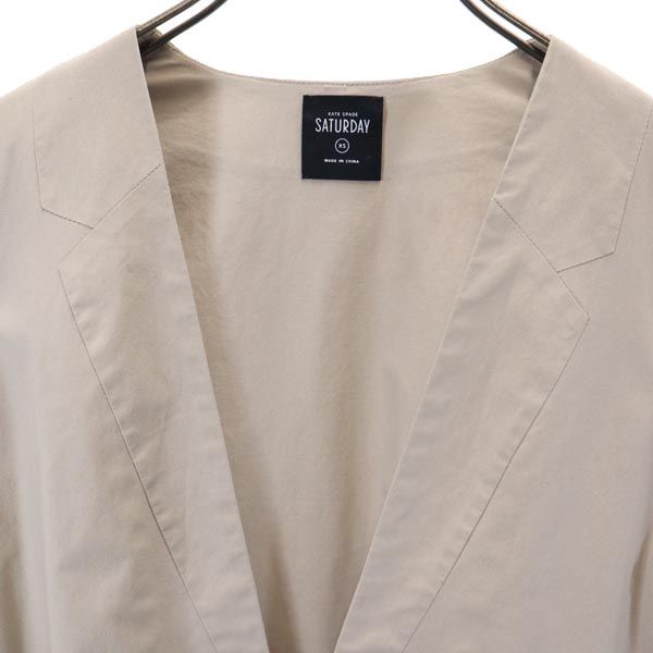 KATE SPADE SATURDAY ケイトスペードサタデー ジャケット XS ベージュ系 レディース