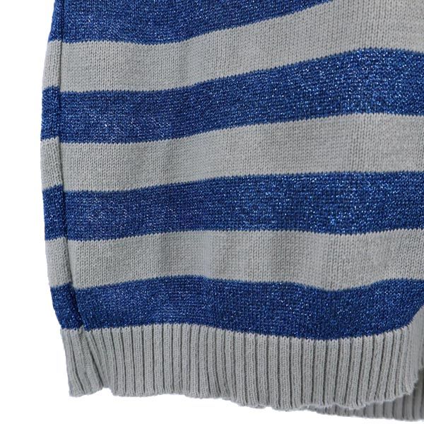 UNDERCOVER アンダーカバー ボーダー ニット ベスト M グレー系 レディース