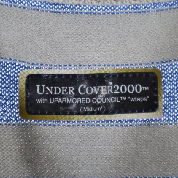 UNDERCOVER アンダーカバー ボーダー ニット ベスト M グレー系 レディース