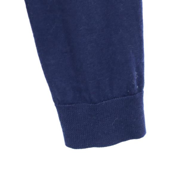 JIL SANDER NAVY ジルサンダーネイビー ウール 長袖 Vネック ニット M 紺系 セーター レディース