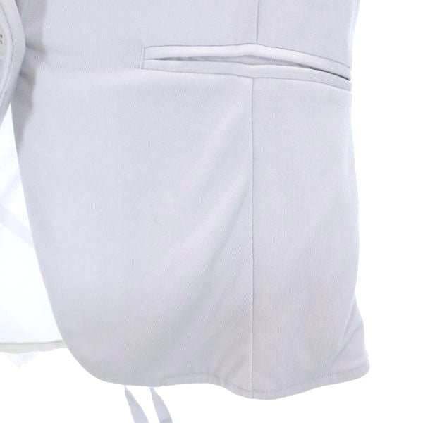 ARMANI EXCHANGE アルマーニエクスチェンジ バックシースルー テーラードジャケット XS グレー系 レディース