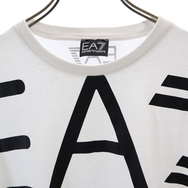 Emporio Armani エンポリオアルマーニ ロゴプリント 半袖 Tシャツ S ホワイト系 メンズ