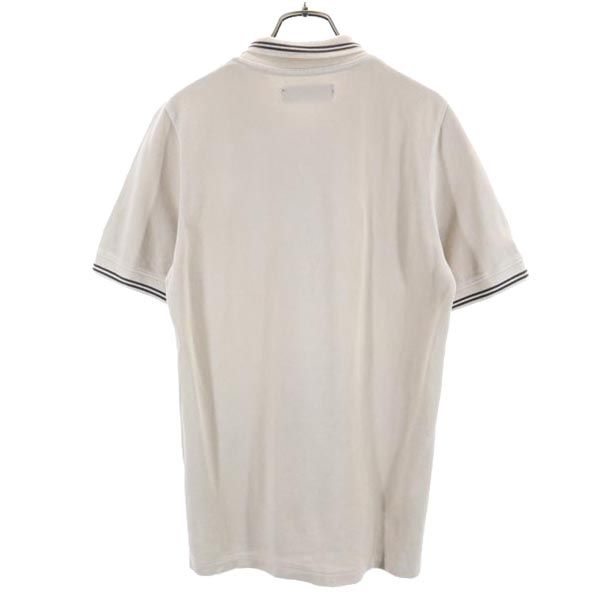 LOUNGE LIZARD ラウンジリザード 日本製 半袖 ポロシャツ 2 ベージュ 鹿の子 メンズ