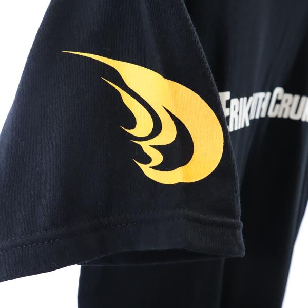 United Sports ユナイテッドスポーツ USA製 ロゴプリント 半袖 Tシャツ M 黒系 メンズ