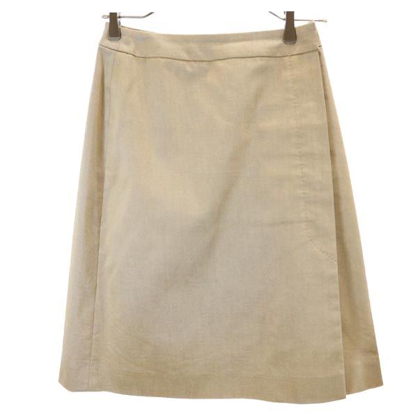 Michael Kors マイケルコース スカートスーツ 上下 セットアップ 6 ベージュ ラップスカート レディース