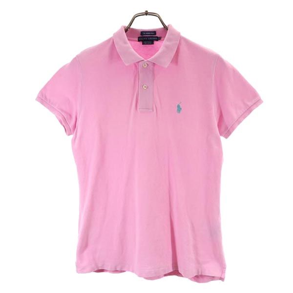 RALPH LAUREN ラルフローレン 半袖 ポロシャツ L ピンク系 レディース