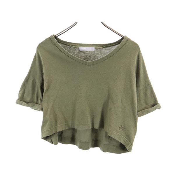 STUSSY WOMEN ステューシーウーマン 半袖 Tシャツ カーキ系 レディース