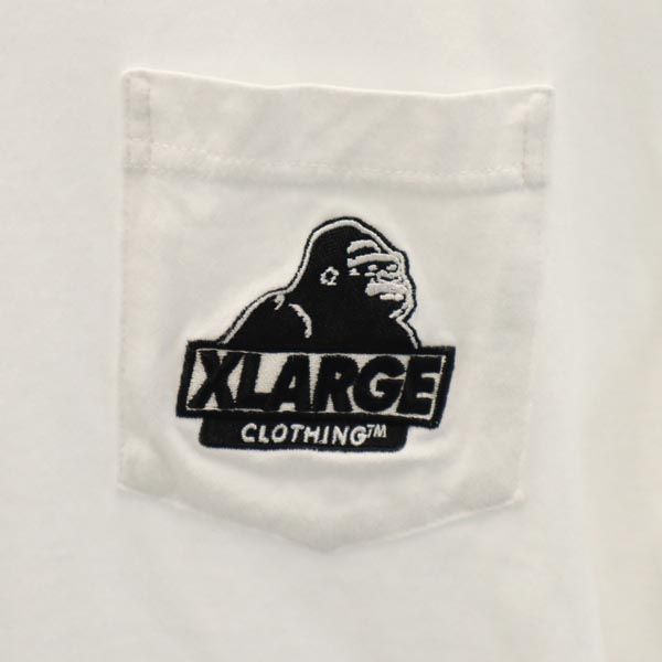 XLARGE エクストララージ 半袖 Tシャツ L ホワイト系 ポケT メンズ