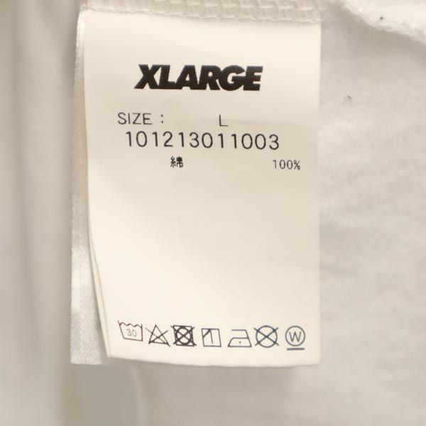 XLARGE エクストララージ 半袖 Tシャツ L ホワイト系 ポケT メンズ