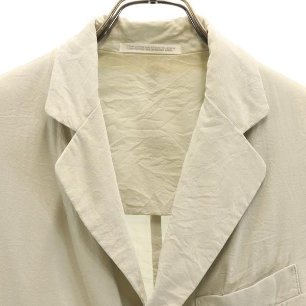 ワイズ 日本製 シルクウールブレンド 長袖 テーラードジャケット 2 ベージュ系 Y's メンズ