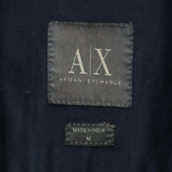 ARMANI EXCHANGE アルマーニエクスチェンジ 長袖 シャツ M 紺系 メンズ