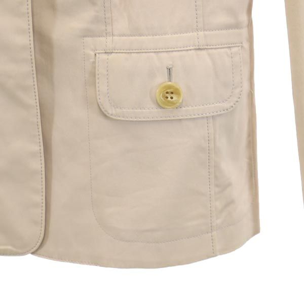 BURBERRY バーバリー 日本製 三陽商会 長袖 ステンカラー ジャケット 42 ベージュ レディース