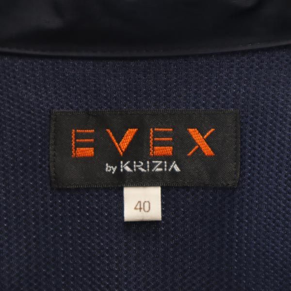 EVEX by KRIZIA エヴェックス バイ クリツィア 三陽商会 長袖 ジャケット 40 ネイビー レディース