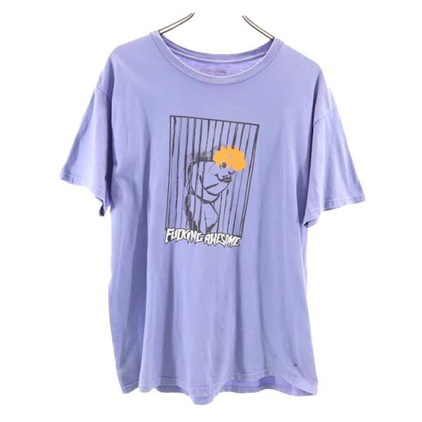 FULKING AWESDME ファッキンオーサム 半袖 Tシャツ L 紫系 メンズ