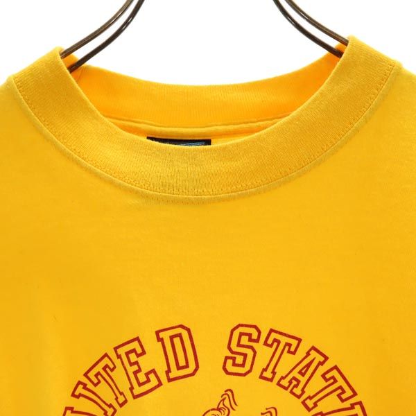 SOFFE ソフィー 90s オールド 半袖 Tシャツ L イエロー系 レディース