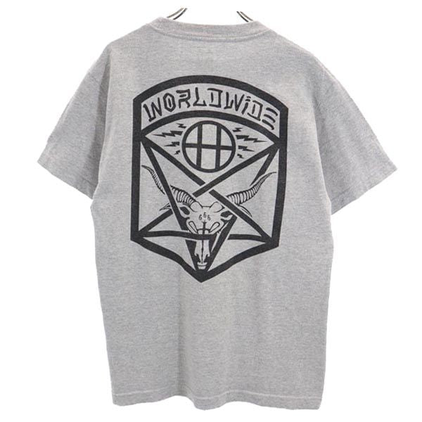 HUF ハフ スラッシャー 半袖 Tシャツ S グレー系 THRASHER メンズ