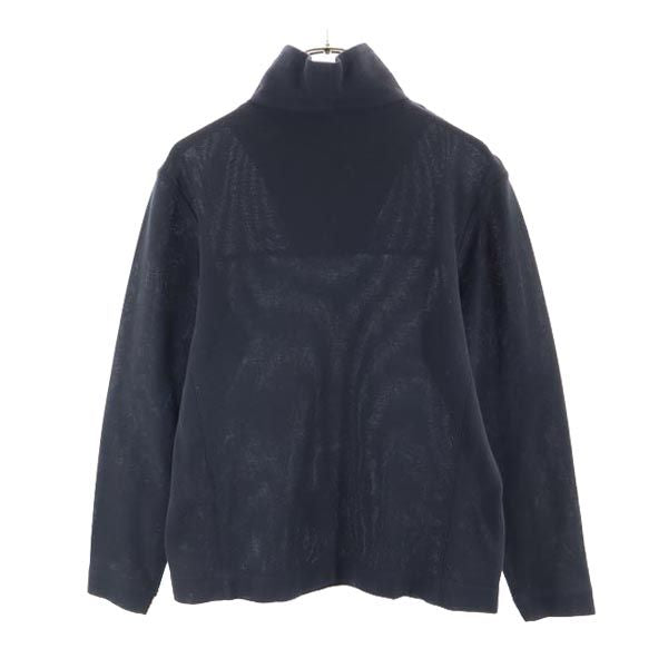 BURBERRY GOLF バーバリーゴルフ 日本製 三陽商会 ゴルフ 長袖 ハーフジップ ウェア M ブラック系 レディース