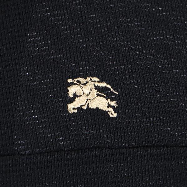 BURBERRY GOLF バーバリーゴルフ 日本製 三陽商会 ゴルフ 長袖 ハーフジップ ウェア M ブラック系 レディース