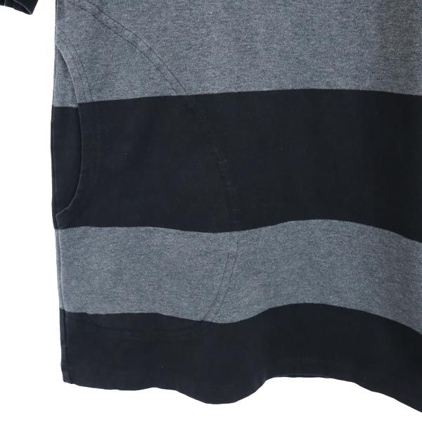 marimekko マリメッコ ボーダー 7分袖 ワンピース XS グレー系 レディース