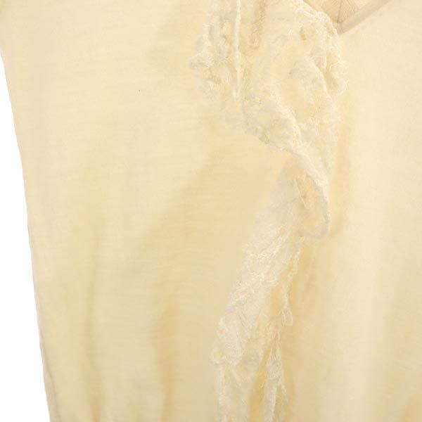 VALENTINO ヴァレンティノ 長袖 Vネック セーター 48 ベージュ ニット レディース