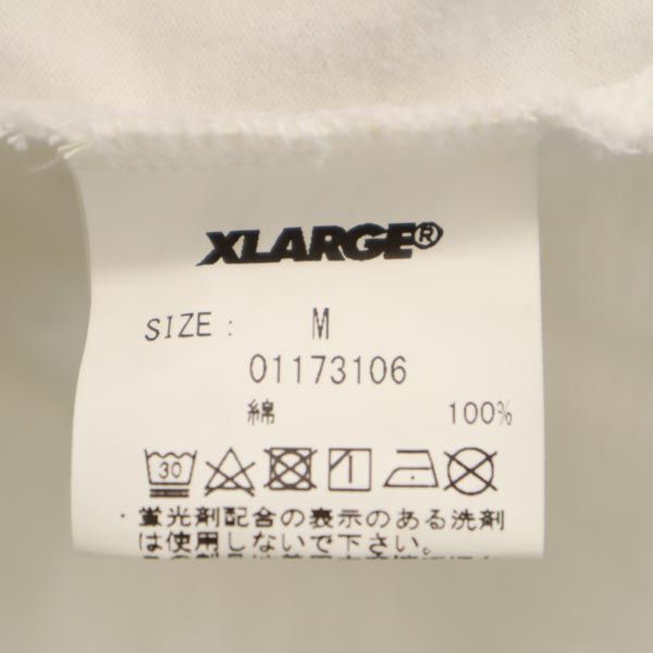エクストララージ ロゴプリント 半袖 Tシャツ M 白 XLARGE メンズ