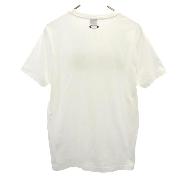 OAKLEY オークリー ロゴプリント 半袖 Tシャツ M 白 メンズ