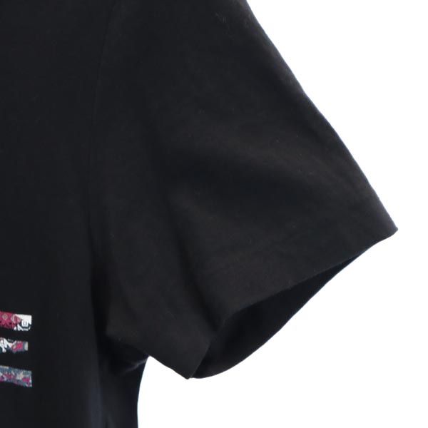 ARMANI EXCHANGE アルマーニエクスチェンジ ロゴプリント 半袖 Vネック Tシャツ XS 黒 メンズ