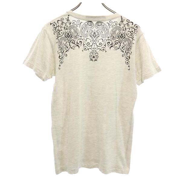 AYUITE アユイテ 日本製 半袖 Vネック Tシャツ 2 グレー系 メンズ