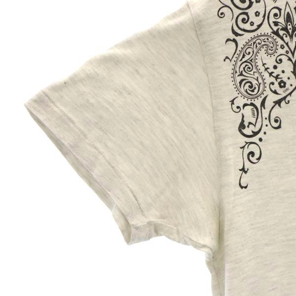 AYUITE アユイテ 日本製 半袖 Vネック Tシャツ 2 グレー系 メンズ