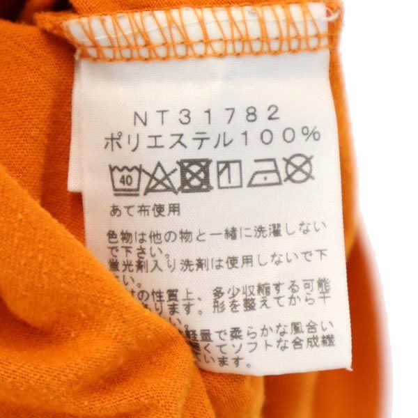 THE NORTH FACE ノースフェイス NT31782 アウトドア 半袖 Tシャツ M オレンジ系 メンズ