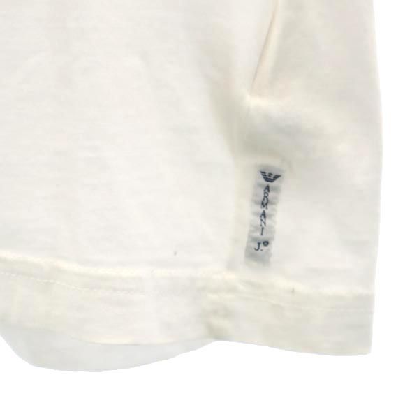 ARMANI JEANS アルマーニジーンズ ロゴプリント 半袖 Tシャツ XS 白 メンズ