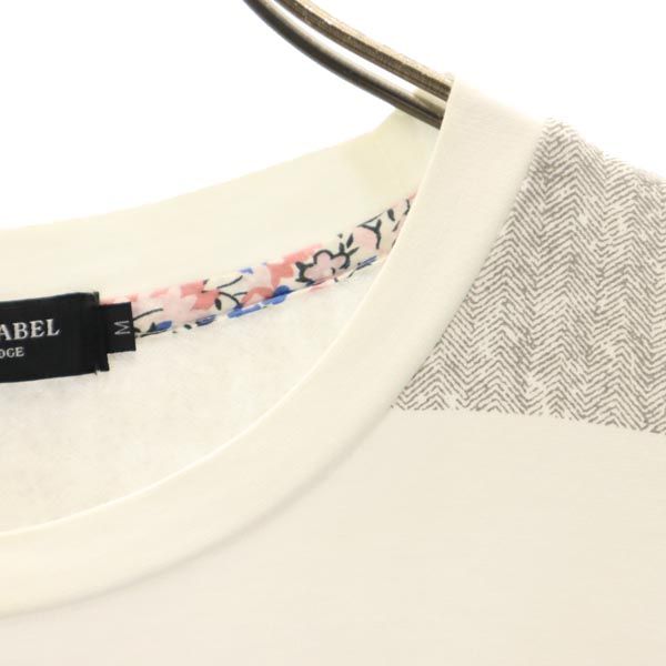 BLACK LABEL CRESTBRIDGE ブラックレーベルクレストブリッジ 三陽商会 ボーダー柄 半袖 Tシャツ M 白系 メンズ