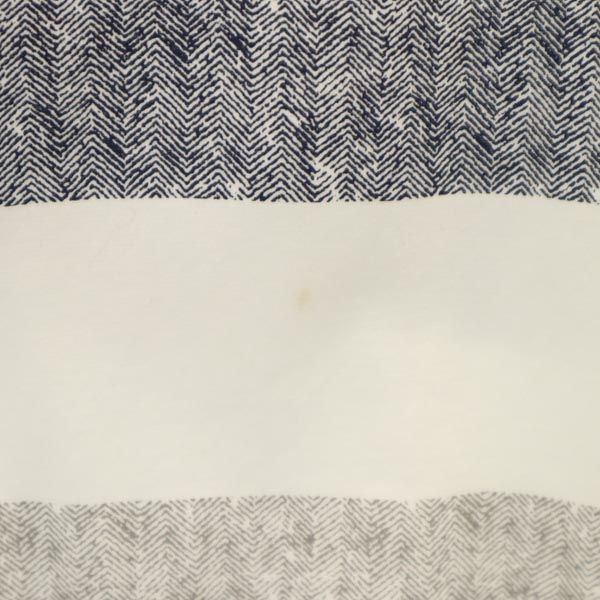 BLACK LABEL CRESTBRIDGE ブラックレーベルクレストブリッジ 三陽商会 ボーダー柄 半袖 Tシャツ M 白系 メンズ