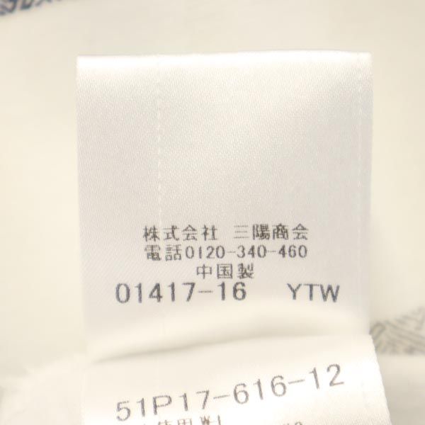 BLACK LABEL CRESTBRIDGE ブラックレーベルクレストブリッジ 三陽商会 ボーダー柄 半袖 Tシャツ M 白系 メンズ