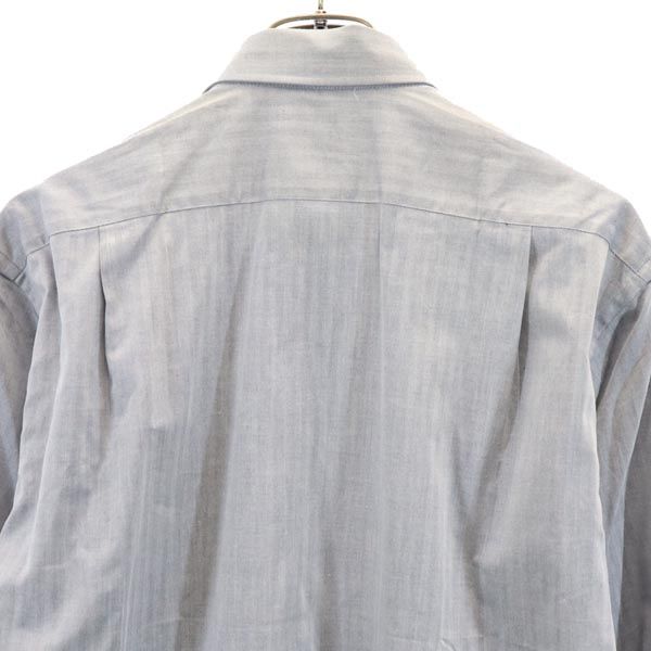 Burberrys バーバリーズ 90s 日本製 ヘリンボーン 長袖 シャツ 41-82 グレー系 ワイシャツ メンズ