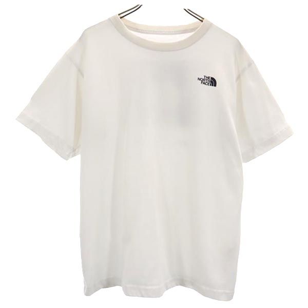THE NORTH FACE ノースフェイス NT31850 アウトドア バックプリント 半袖 Tシャツ L ホワイト系 メンズ