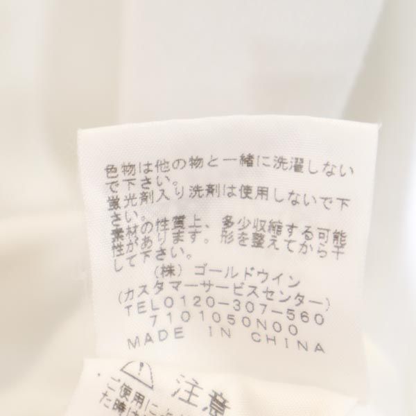 THE NORTH FACE ノースフェイス NT31850 アウトドア バックプリント 半袖 Tシャツ L ホワイト系 メンズ