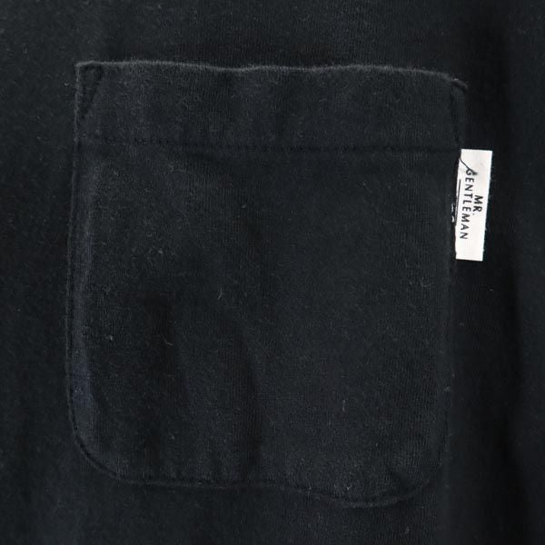 Mr.GENTLEMAN ミスタージェントルマン 半袖 Tシャツ M ブラック系 ポケT メンズ