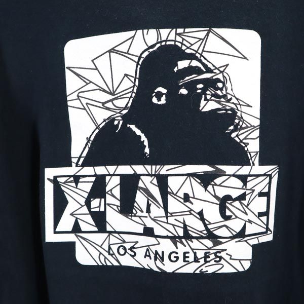 XLARGE エクストララージ ロゴプリント 半袖 Tシャツ S ブラック系 メンズ