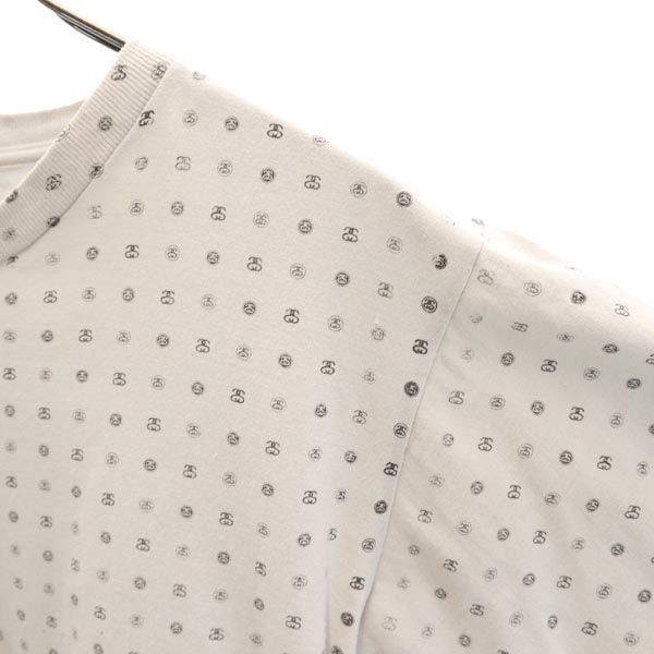 STUSSY ステューシー 総柄 半袖 Tシャツ S グレー系 メンズ