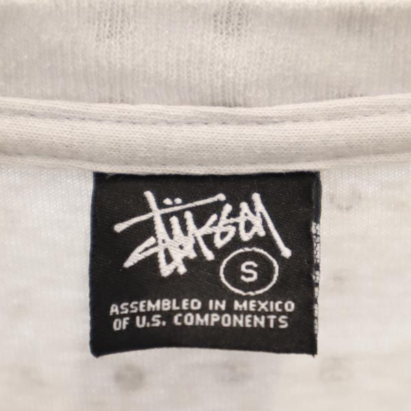 STUSSY ステューシー 総柄 半袖 Tシャツ S グレー系 メンズ
