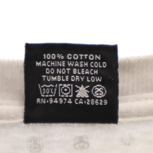 STUSSY ステューシー 総柄 半袖 Tシャツ S グレー系 メンズ