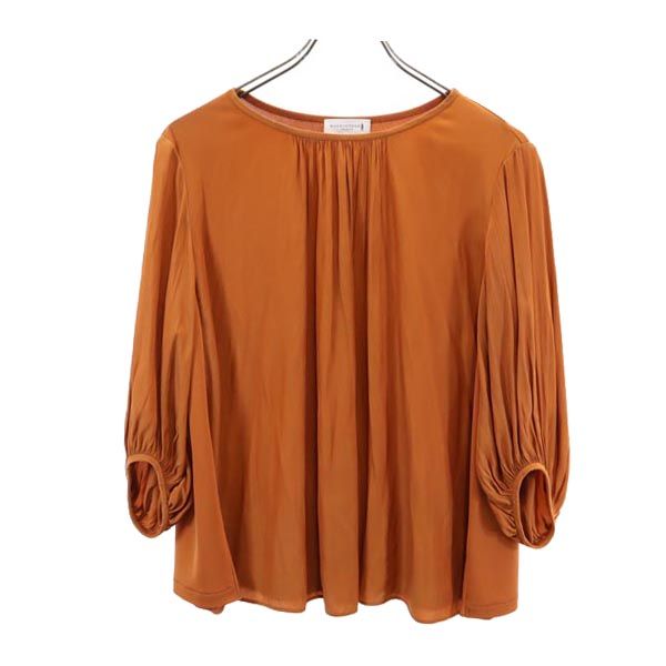 Mackintosh マッキントッシュ 三陽商会 長袖 切替 カットソー 38 ブラウン系 レディース