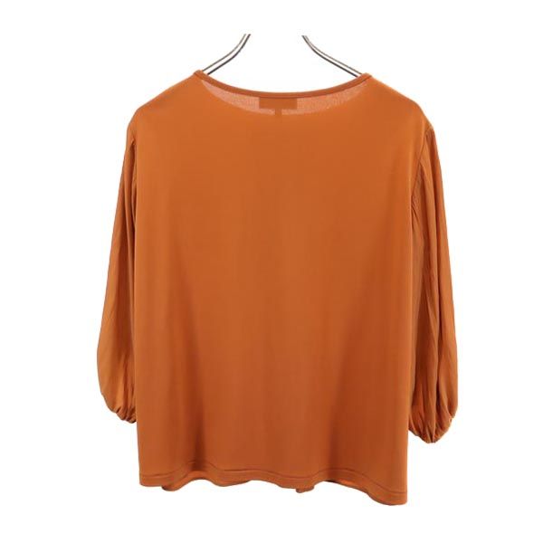 Mackintosh マッキントッシュ 三陽商会 長袖 切替 カットソー 38 ブラウン系 レディース